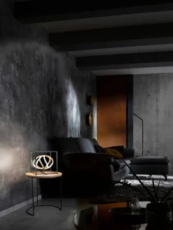 LED-Tischleuchte "Gesa" in Schwarz - (B)26 x (H)27 x (T)26 cm