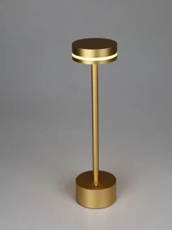 LED-Tischleuchte in Gold - (H)32 x Ø 8 cm