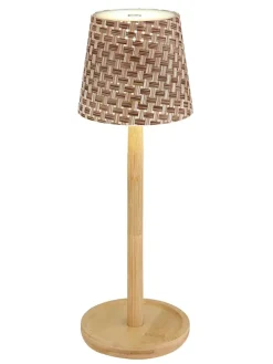 LED-Tischleuchte "Rids" in Beige - (H)33 x Ø 11 cm