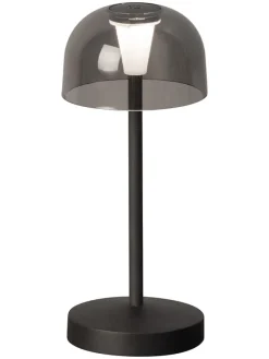 LED-Tischleuchte "Tekla" in Schwarz - (H)19 x Ø 8 cm