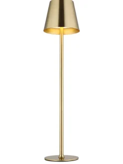 LED-Tischleuchte "Vannie" in Gold - (H)47 x Ø 11,2 cm