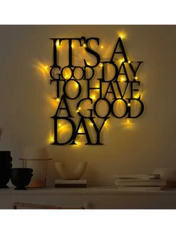 LED-Wanddekor - (B)61 x (H)70 cm