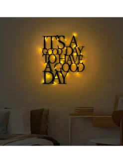 LED-Wanddekor - (B)61 x (H)70 cm