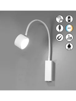 LED-Wandleuchte in Weiß