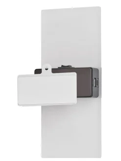 LED-Wandleuchte in Weiß - (B)22,5 x (H)9,6 cm