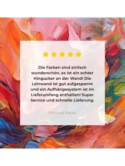 Leinwand bilder Abstrakte Farbexplosion (BxH)