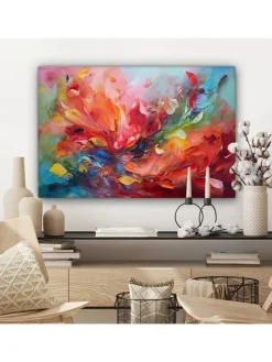 Leinwand bilder Abstrakte Farbexplosion (BxH)