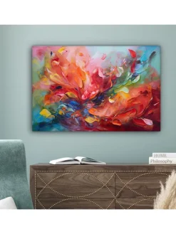 Leinwand bilder Abstrakte Farbexplosion (BxH)