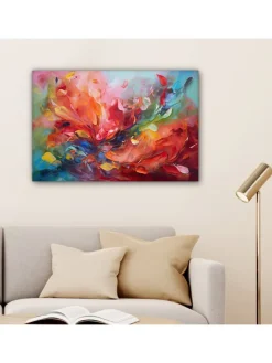 Leinwand bilder Abstrakte Farbexplosion (BxH)