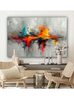 Leinwand bilder Abstrakte Kunst Explosion (BxH)