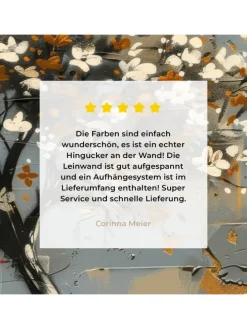 Leinwand bilder Blütenkunst (BxH)