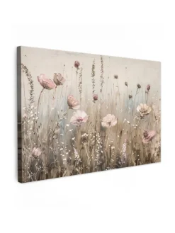 Leinwand bilder Blumenfeld (BxH)