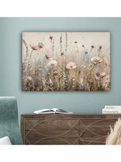 Leinwand bilder Blumenfeld (BxH)