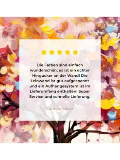 Leinwand bilder Farbiger Baum (BxH)