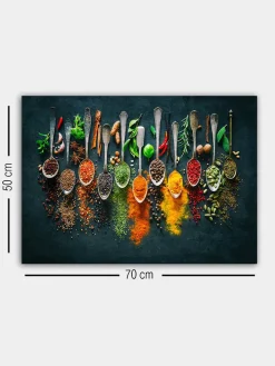 Leinwanddruck - (B)70 x (H)50 x (T)3 cm