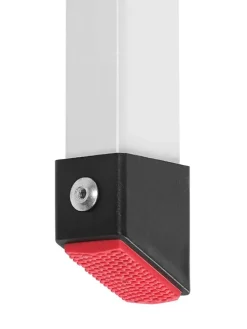 Leiter in Silber/ Schwarz - (B)46,5 x (H)105 x (T)74,5 cm