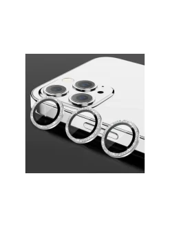 Lens Shield Glas Kameraglas für iPhone 16 Pro Max Schwarz Diamond in Schwarz