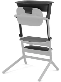 Lernturm-Aufsatz für Hochstuhl "Lemo" in Schwarz