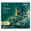 Lichterkette CLUSTER 768 LED 7 m, schwarzes Kabel in Soft Gold
