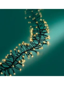 Lichterkette CLUSTER 1512 LED 14 m, schwarzes Kabel in klassisch warm