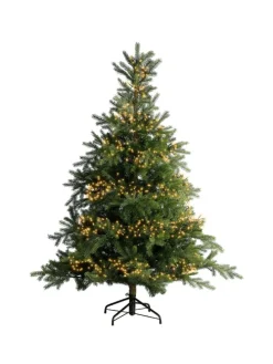 Lichterkette CLUSTER 588 LED 5,5 m, schwarzes Kabel in klassisch warm