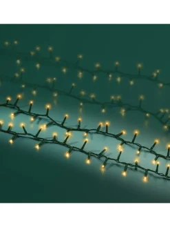 Lichterkette COMPACT 1000 LED 22,5 m, grünes Kabel in klassisch warm