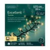 Lichterkette EXCELLENT TWINKLE 1272 LED 20 m, schwarzes Kabel in Soft Gold