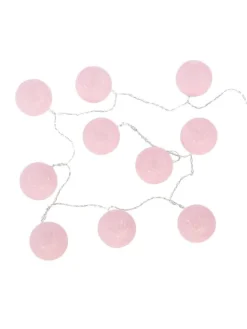 Lichterkette in rosa