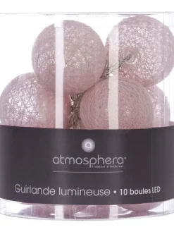 Lichterkette in rosa