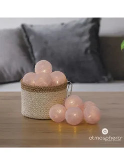 Lichterkette in rosa