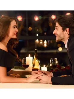 Lichterkette Rosen in Rosa - (L)3,3 m