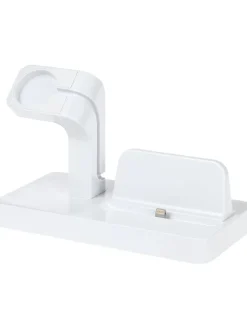 Lightning-Docking-Station für iPhone und Apple Watch in Weiß