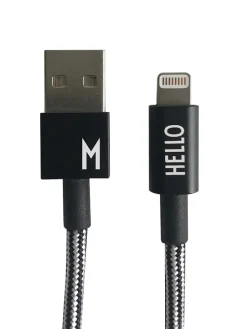 Lightning-Kabel ''M'' in Schwarz - (L)100 cm