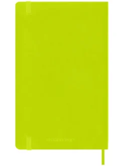 Liniertes Notizbuch in Limette - (B)13 x (H)21 cm