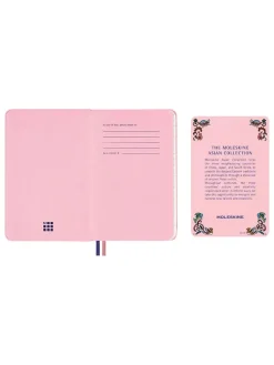 Liniertes Notizbuch ''Sakura'' in Rosa - (B)9 x (H)14 cm