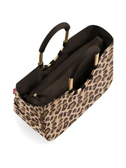 loopshopper M / Shopper 40 cm (teddy leo olive) in frame leo macchiato