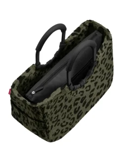 loopshopper M / Shopper 40 cm (teddy leo olive) in teddy leo olive