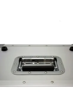 LP DJ Plattenkoffer für 80 Schallplatten/Vynil in silber