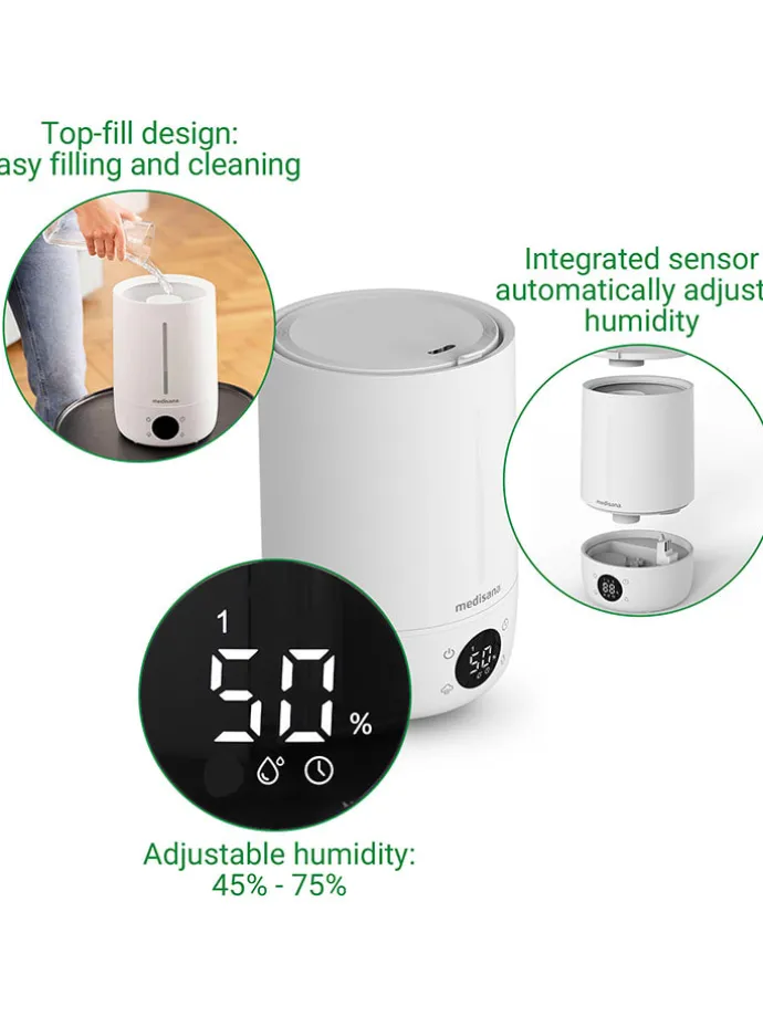 Luftbefeuchter "AH 663" in Weiß