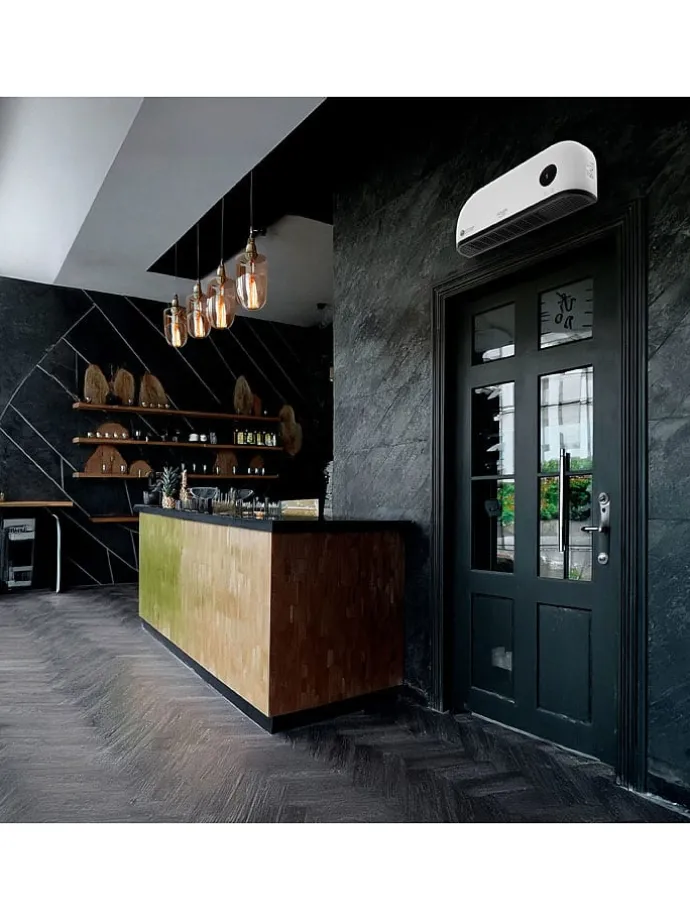 Luftschleier "AD 7751" in Weiß