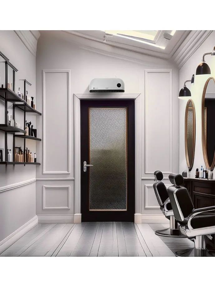 Luftschleier "AD 7751" in Weiß