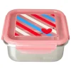 Lunchbox in Rosa - (B)19 x (H)8,5 x (T)19 cm