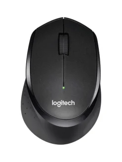 M330 Silent Click Wireless Maus – Ideal für ruhige Büros in Schwarz