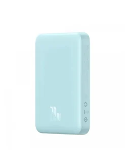Magnetische Mini-Induktions-Powerbank 10000 mAh 20W in Blau
