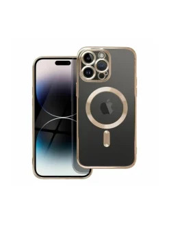 MagSafe Hülle mit Kameraschutz kompatibel mit iPhone 16 Plus Gold in Gold