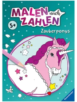 Malbuch "Malen nach Zahlen ab 5: Zauberponys"