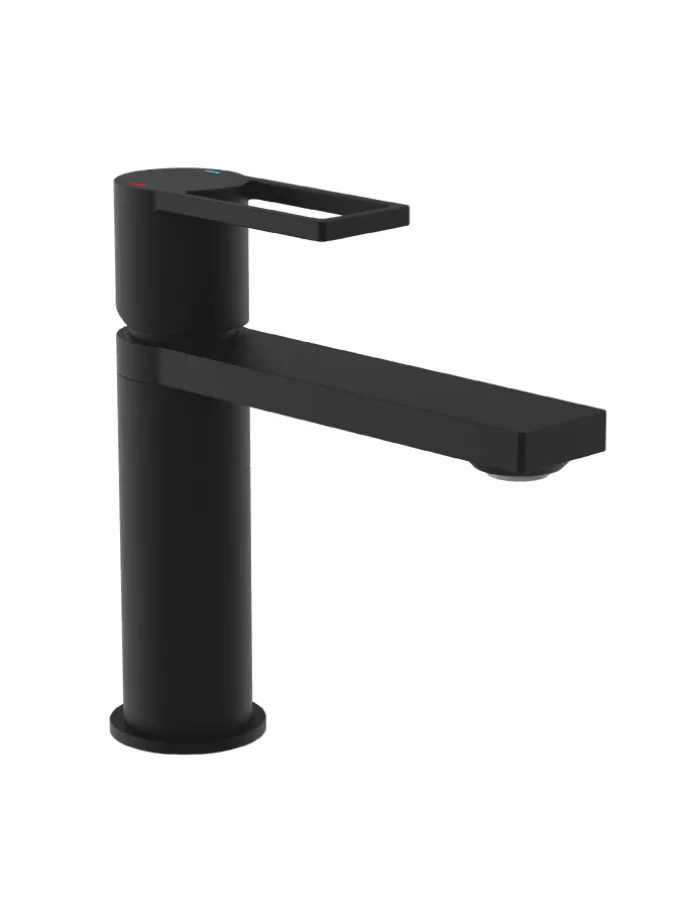 MANHATTAN Waschtischarmatur, Schwarz matt