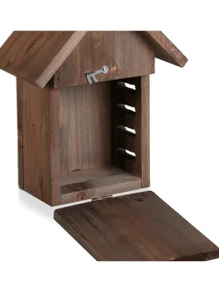 Marienkäferhaus in Braun - (B)18 x (H)23 x (T)10 cm