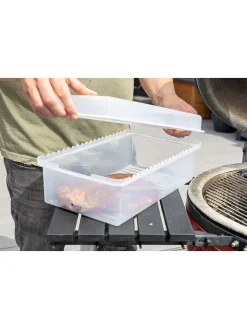 Marinadenbox in Transparent - (B)37 x (H)10 cm