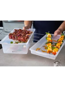 Marinadenbox in Transparent - (B)37 x (H)10 cm